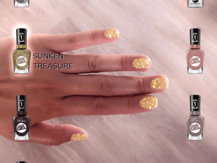 Sally Hansen Snapchat AR Lens snapML