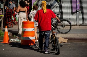 A street style look from New York City.