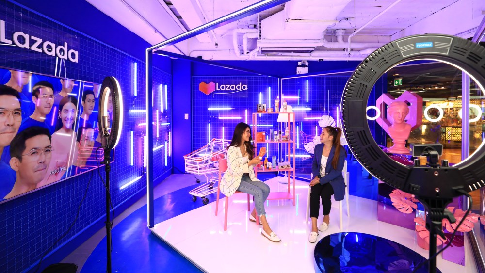 LazMall livestreaming event.