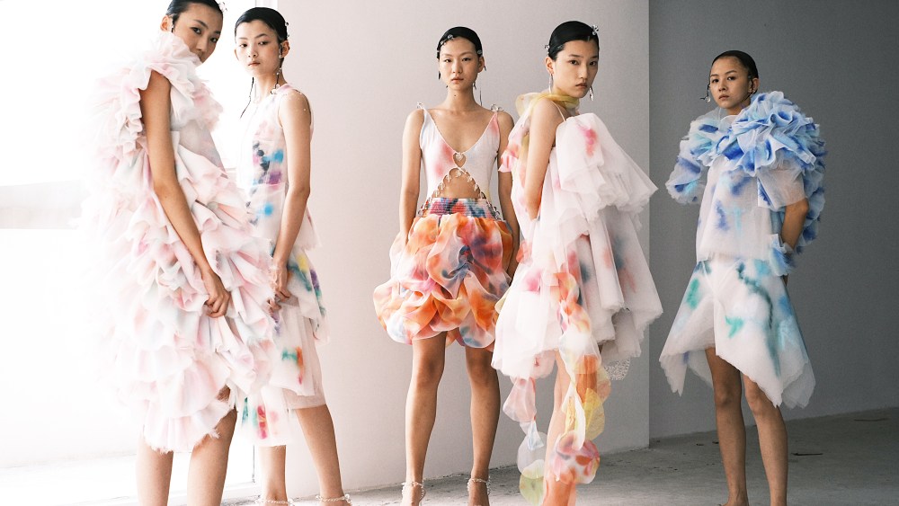 Looks from Susan Fang spring 2021 collection