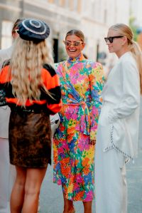 Attendees at Copenhagen Fashion Week step out in all of 2020's hottest trends.