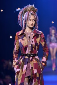 Gigi Hadid on the catwalk