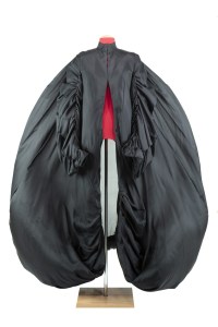 Black Silk Parachute Cape, 'Supercalifragilisticexpialidocious', fall 2002.