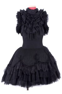 Black Dropped Waist Dress, 'The Girl Who Lived in a Tree,' fall 2008.