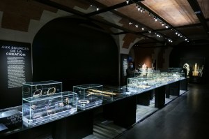 Jewelry is displayed in the new “Gabrielle Chanel Galleries” at Palais Galliera.