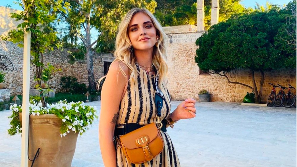 Chiara Ferragni wearing the Dior Bobby