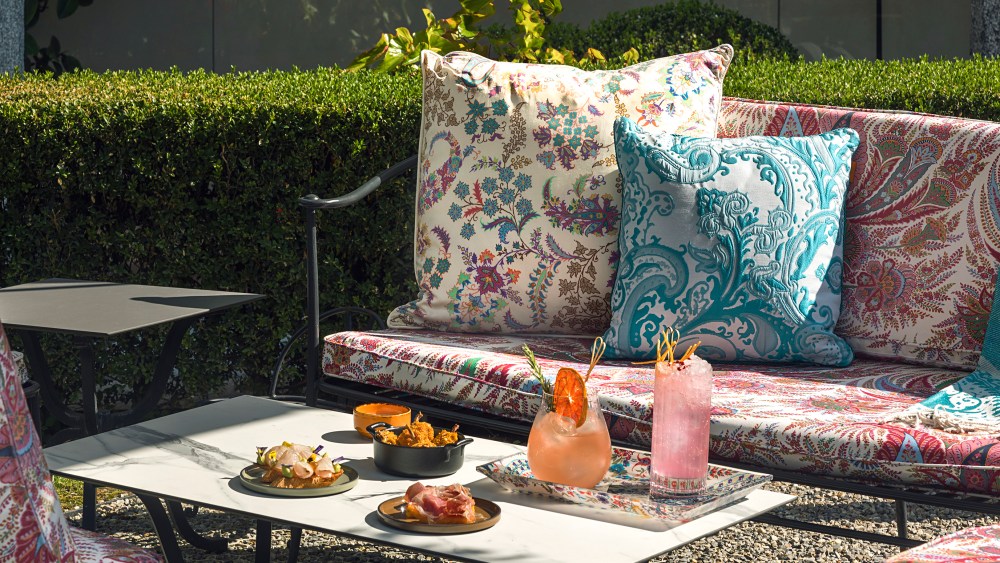 Etro Garden at Milan's Four Seasons Hotel