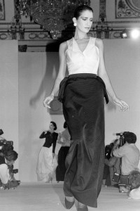 Carolina Herrera RTW Spring 1986 show at the Plaza Hotel's Grand Ballroom.