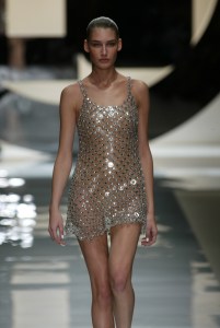 Paco Rabanne RTW Spring 2004 show in Paris.