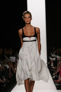 Narciso Rodriguez RTW spring 2005 show in New York.