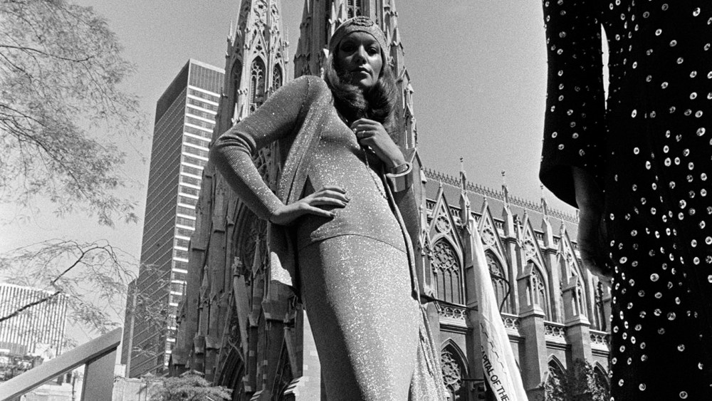 Models in the Fifth Avenue Fashion Fair, 1972.