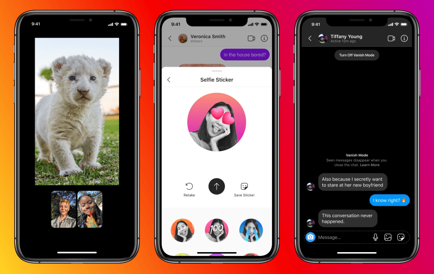 Instagram and Messenger users will be able to chat with each other, watch videos and more.