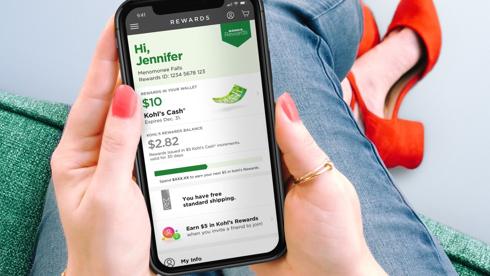 Kohl's Rewards online.