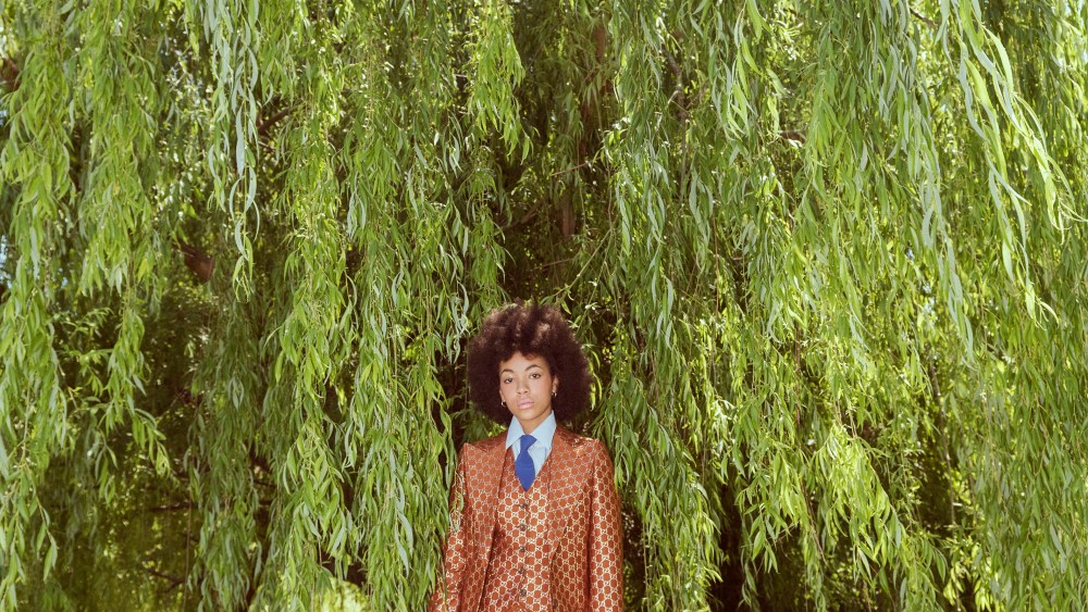 Coco Rebecca Edogamhe in Gucci.