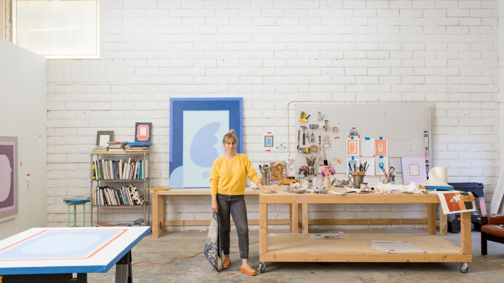 Lily Stockman in her studio.