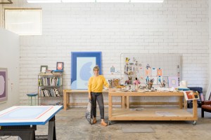 Lily Stockman in her studio.