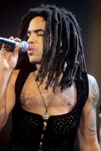 Lenny Kravitz performing in 1991