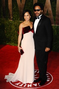 Zoe and Lenny Kravitz at the Vanity Fair Oscar party in 2010