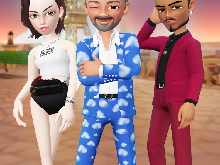 Christian Louboutin with King Princess and Quincy Brown in Loubi World.