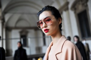 Backstage at Max Mara RTW Spring 2021