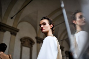 Backstage at Max Mara RTW Spring 2021