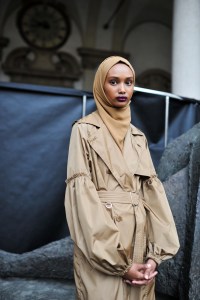 Backstage at Max Mara RTW Spring 2021
