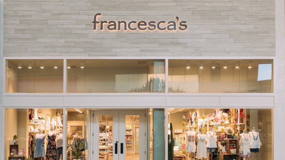 Specialty women's apparel retailer Francesca’s is considering options like bankruptcy while adding tween-friendly products and loungewear.