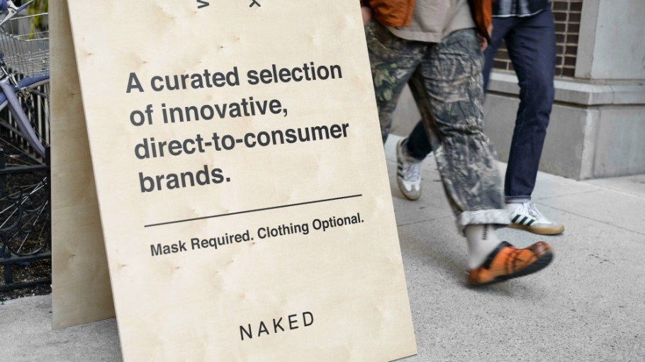 DTC-focused Naked Retail Group reopened its Nolita store with a new look and new technology catering to today's coronavirus-wary consumers.
