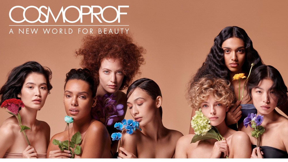 Cosmoprof's new ad campaign that will be used to promote the format's events in 2021.
