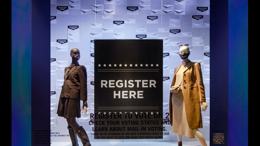 Saks Launches 'Register to Vote' Initiative at Flagship