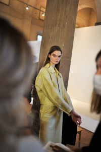 Backstage at Salvatore Ferragamo RTW Spring 2021
