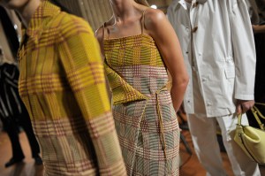 Backstage at Salvatore Ferragamo RTW Spring 2021