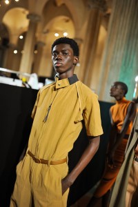 Backstage at Salvatore Ferragamo RTW Spring 2021