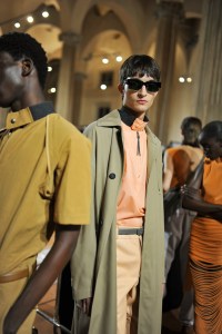 Backstage at Salvatore Ferragamo RTW Spring 2021