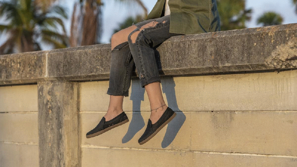 Deckers-owned Sanuk partnered with wetsuit brand Kassia+Surf on a two-item footwear capsule offering an eco-friendly sneaker and sandal.