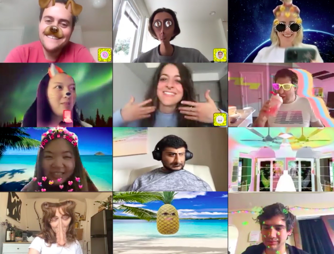 augmented reality Snapchat Camera IQ