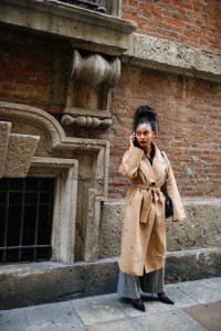 Street style at Milan Fashion Week Spring 2021