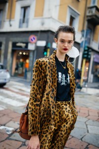 Street style at Milan Fashion Week Spring 2021