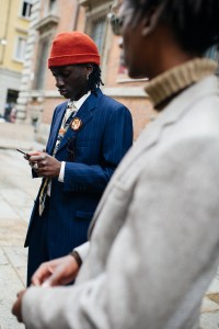 Street style at Milan Fashion Week Spring 2021