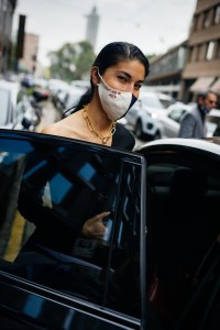 Street style at Milan Fashion Week Spring 2021