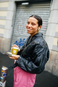 Street style at Milan Fashion Week Spring 2021