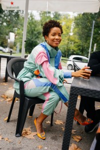 Street style at Milan Fashion Week Spring 2021