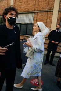 Street style at Milan Fashion Week Spring 2021