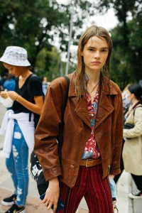 Street style at Milan Fashion Week Spring 2021