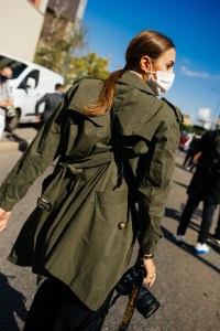 Street style at Milan Fashion Week Spring 2021