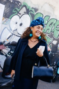 Street style at Milan Fashion Week Spring 2021