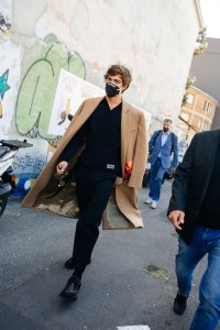 Street style at Milan Fashion Week Spring 2021