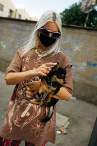 Street style at Milan Fashion Week Spring 2021