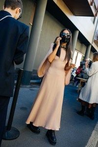 Street style at Milan Fashion Week Spring 2021