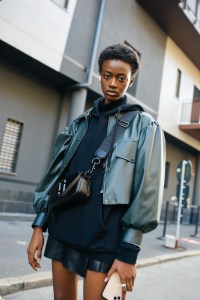 Street style at Milan Fashion Week Spring 2021